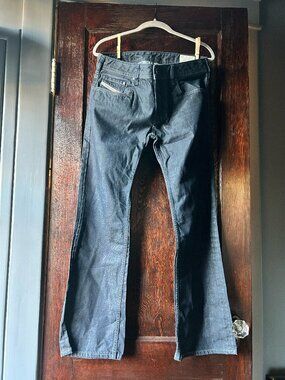 Diesel Zatiny Bootcut Jeans Dark Blue Wash 0088Z 30x30 Made in Italy